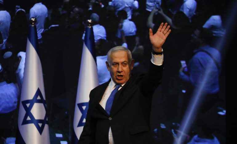 Netanyahu loses ground, calls on Gantz to form unity government