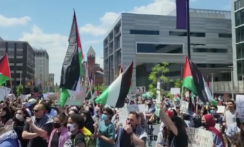March for Palestine's liberation in Ann Arbor, May 22, 2021