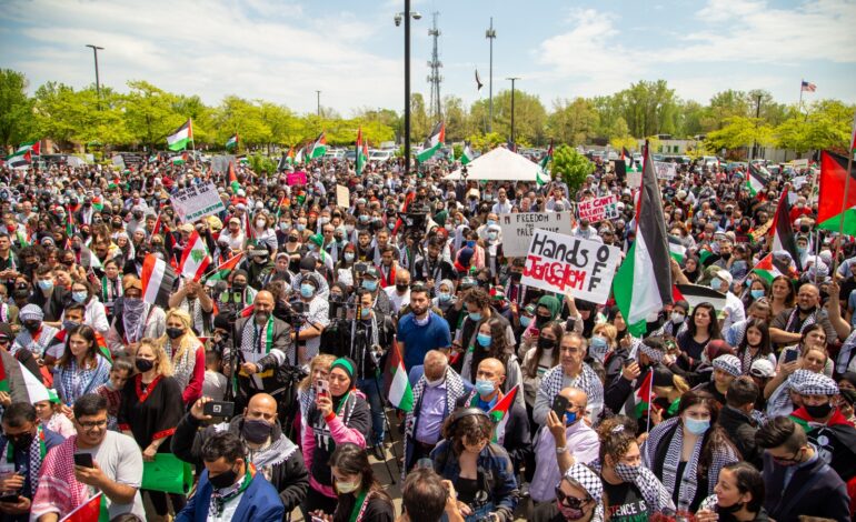 “We are seeds”: More than 10,000 local residents protest murderous Israeli campaign against Palestine