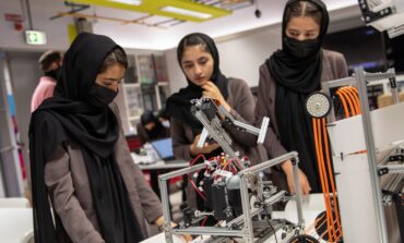 All-female Afghan robotics team evacuated to Qatar, receives scholarships to continue education