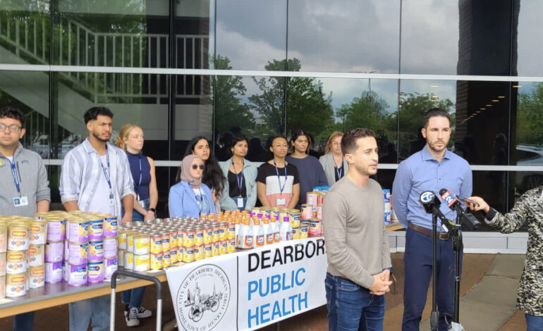 Dearborn’s new public health dept. gives 500 units of baby formula to area families