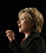 Clinton outlines foreign policy positions