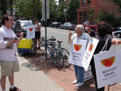 Local activists urge boycott of Israel