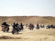 Steel camels: Harleys rumble across Saudi sands
