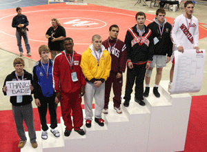 Arab American among state’s top high school wrestlers