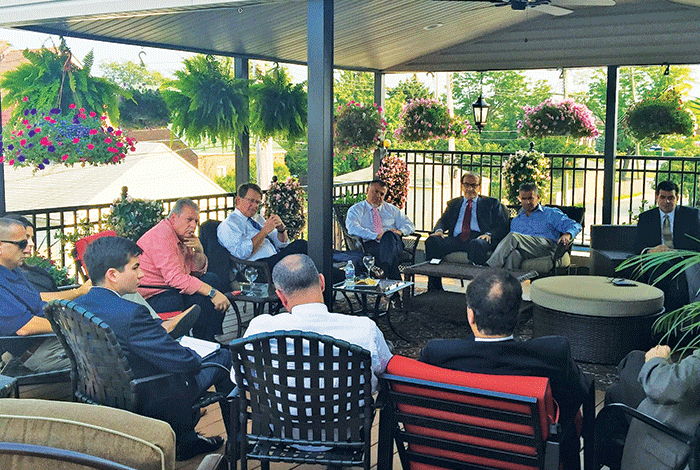 Sen. Peters meets community leaders before Middle East trip
