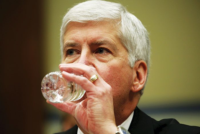 Snyder, eight former officials criminally charged in Flint water case