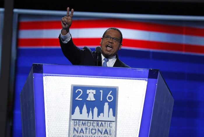 Keith Ellison urges engagement, encourages community to back Clinton