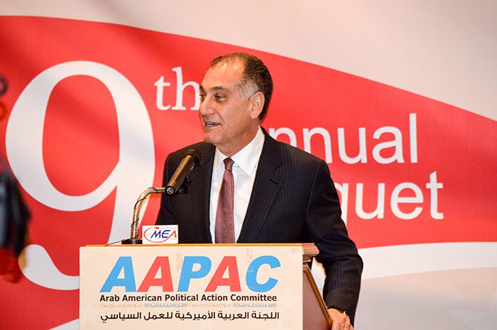 Former ambassador Ed Gabriel encourages Arab Americans to vote for Clinton