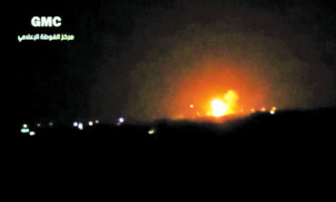 Israel strikes alleged arms depot near Damascus airport