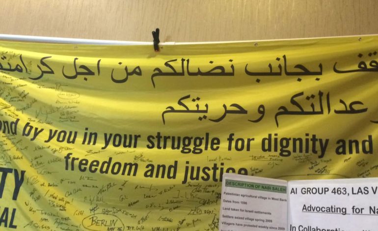 Groups from Amnesty International U.S.A. urge action on Middle East