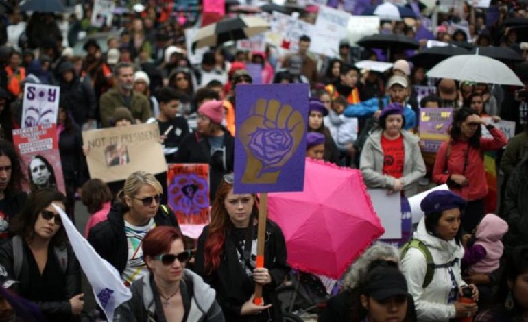 Women plan to stay off the job, rally in anti-Trump protests