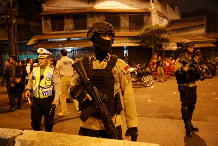 Suicide bombers kill 3 police officers, wound 10 in Indonesia