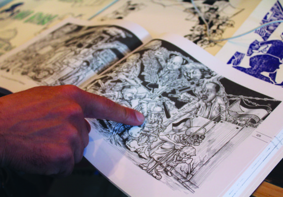 Palestinian cartoonist shares his people's struggle at 'artist talk' in Detroit