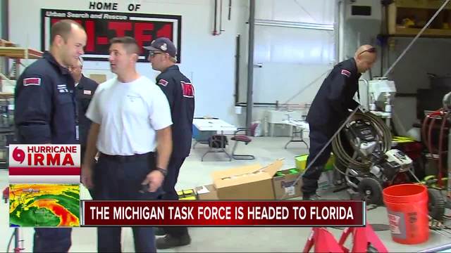 Task force from Michigan sent to help Floridians, sent home