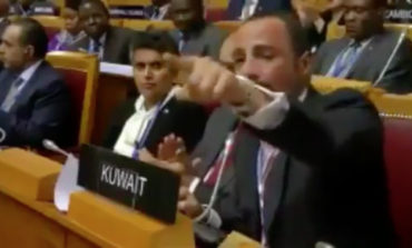 VIDEO: Kuwaiti delegation kicks Israeli delegation from the International Parliament Summit