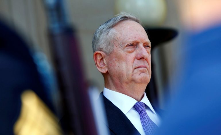 U.S. Secretary of Defense James Mattis recommends sticking with Iran nuclear deal