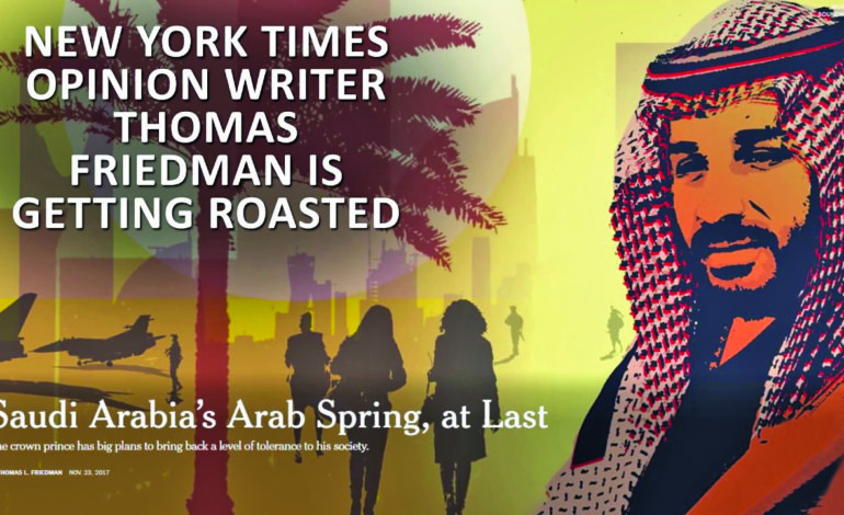 Tom Friedman’s paean to a Saudi tyrant ignites NYT comments-storm