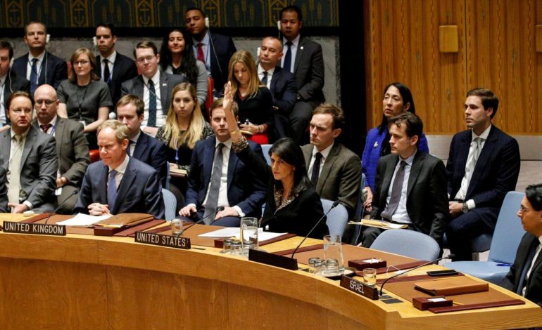 Defying Trump, over 120 countries at U.N. condemn Jerusalem decision