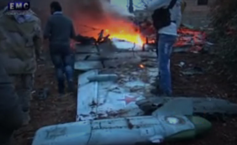 Syrian rebels down Russian plane, kill pilot
