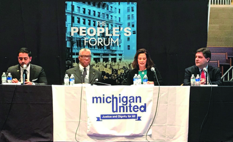 Gubernatorial candidates meet with residents