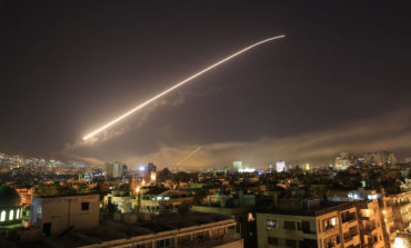 Syrian air defenses shoot down missiles in Homs