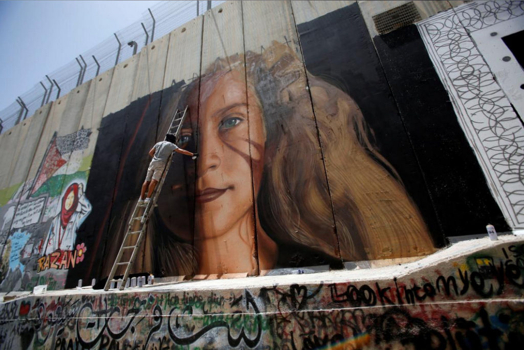 Mural of Ahed Tamimi