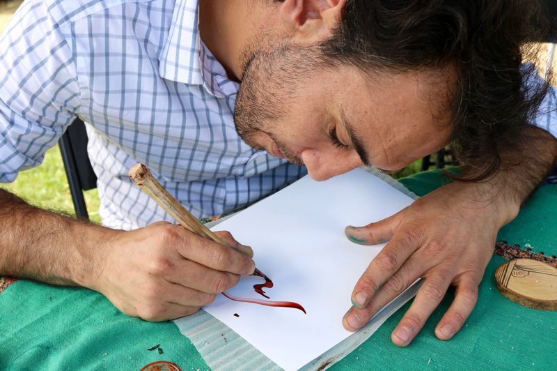 Calligraphy at the Arab Portland Festival