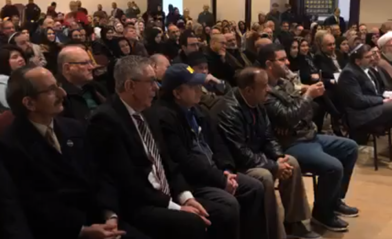 Mourners of New Zealand terror attack victims pack Islamic Center in a show of unity, defiance