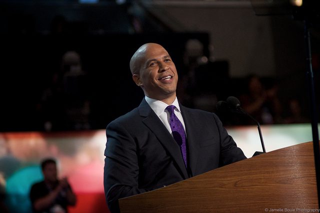 2020 presidential candidate Cory Booker says he went to Senate to defend Israel