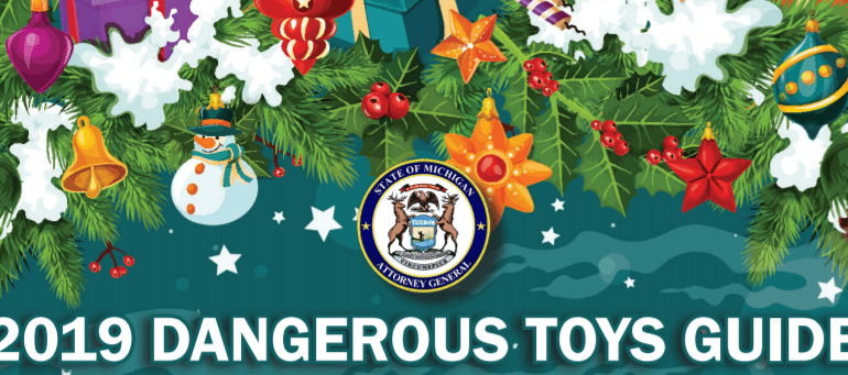 Michigan releases 2019 list of most dangerous toys