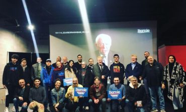 Arab American supporters of Bernie Sanders organize volunteers at Dearborn campaign event