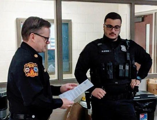 Dearborn Heights Police Officer Ayoub honored for saving life of toddler found face down in a pond