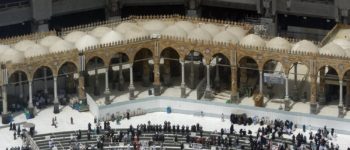 A Wednesday AP photo shows a relatively few number of Muslims praying at the Grand Mosque in Mecca. Saudi Arabia has now extended its restriction on Umrah pilgrimages to Saudi citizens and residents. 