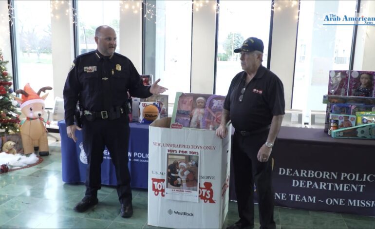 The Dearborn Police Department launches its Toys for Tots Drive this holiday season