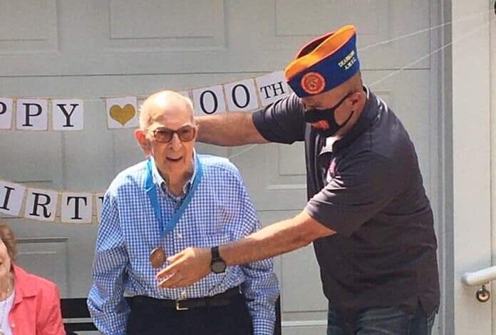 Dearborn community celebrates WWII veteran’s 100th birthday
