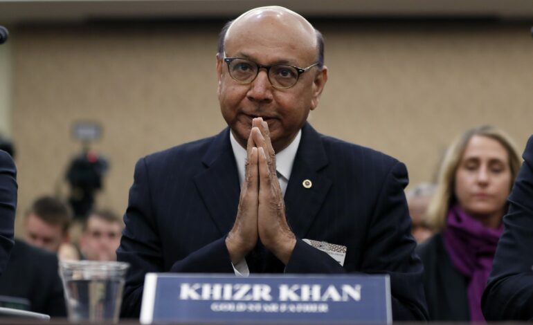 Khizr Khan, father of a slain U.S. soldier, backs Democratic party again ahead of November election