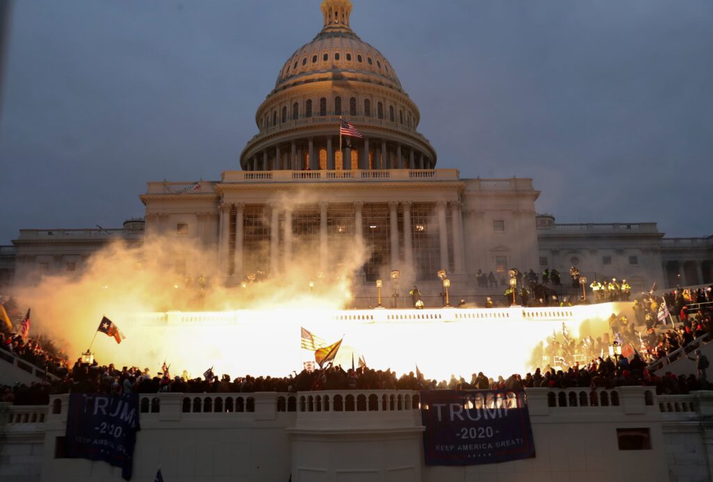 Protests outside the U.S. Capitol