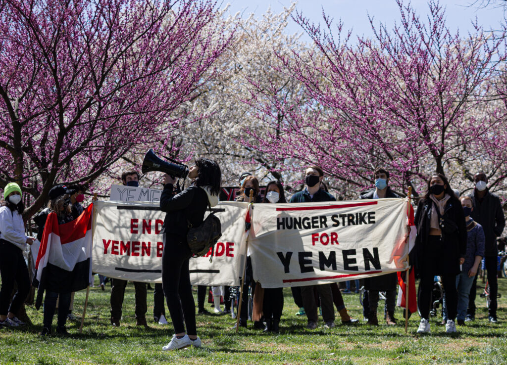 Demonstration at the National Mall in Washington, D.C., April 3