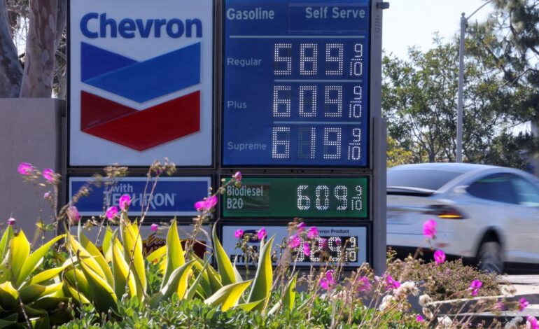 Gas prices hit record highs in the U.S.